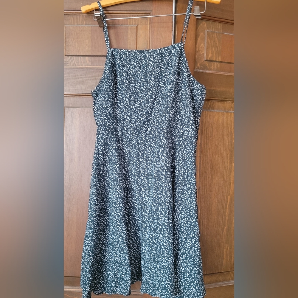 Green Floral Sundress Shein